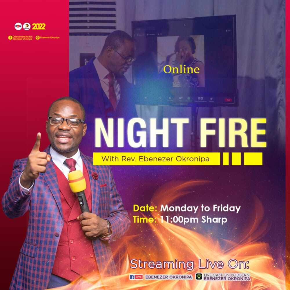 NIGHT FIRE PRAYERS WITH REV. EBENEZER OKRONIPA  